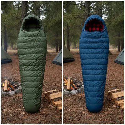 Comparing mummy and rectangular sleeping bags for different outdoor adventures and comfort levels.
