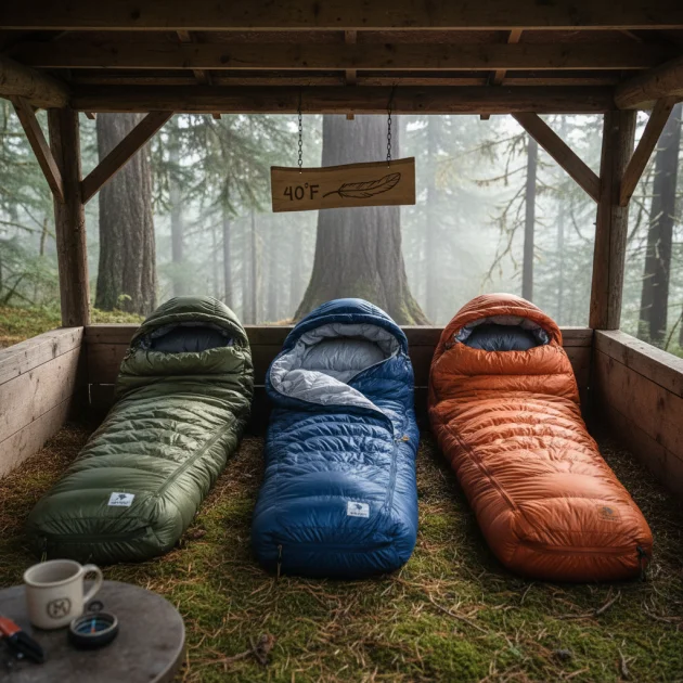 Feathered Friends Sleeping Bag for 40F: 3 Best Options